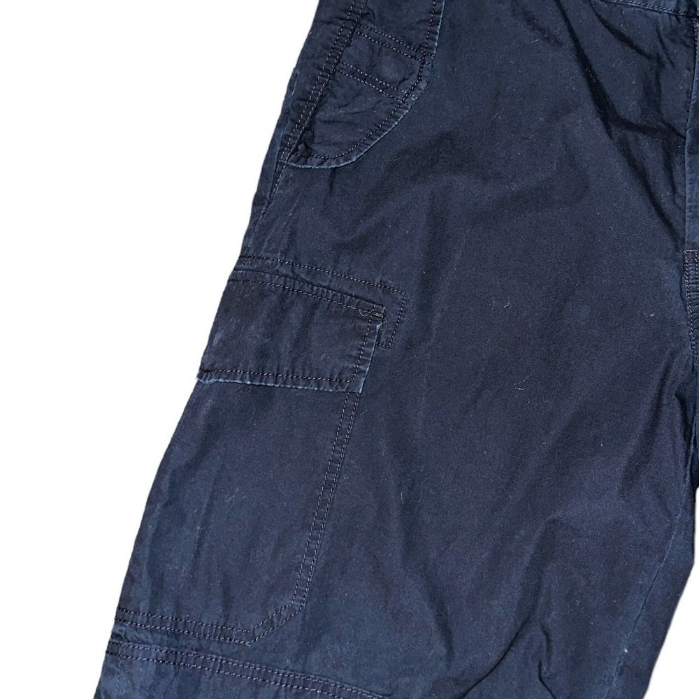 Converse Men’s Cotton Cargo Shorts in Navy Size 38 Pre-Owned - Picture 4 of 4